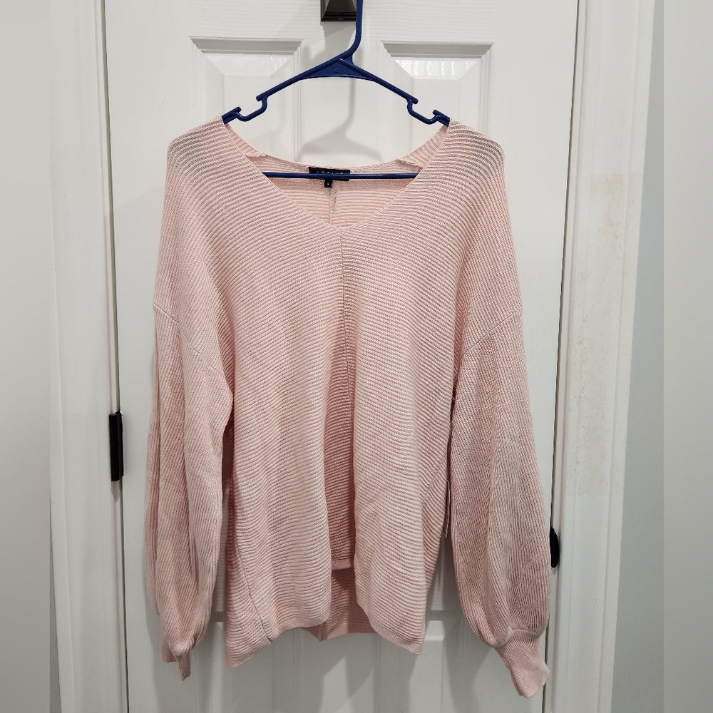 NordStorm 1. State Light Pink Sweater Size Small Brand New With Tags V Neck